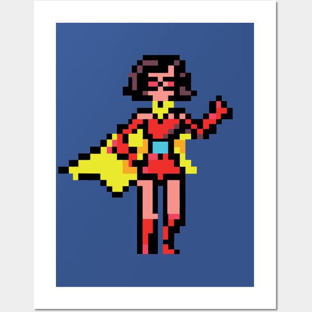 Superheroine Mag Wall Art by wamtees